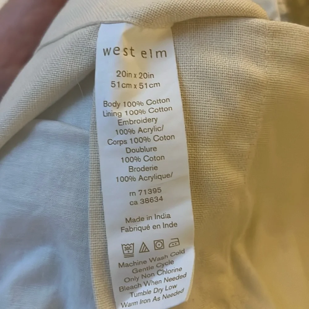 West Elm Pillow Covers - Set of 3